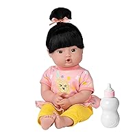 Adora Playtime Baby Doll Bright Citrus, 13 inch Asian Soft Doll, Best Gift for Age 1+