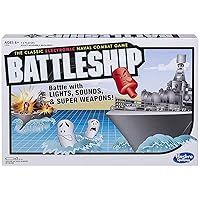 Hasbro Gaming Battleship Electronic Board Game, Strategy Board Games for Kids, Family Games for 1-2 Players, Electronic Battle Games, Ages 8 and Up