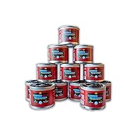 Canned Heat 12/2 Hour Fuel, Easy Open, Resealable, Non-Drip, for Food, Chafing Dishes, Buffet Burners, Parties, Weddings, BBQs, Small, RED