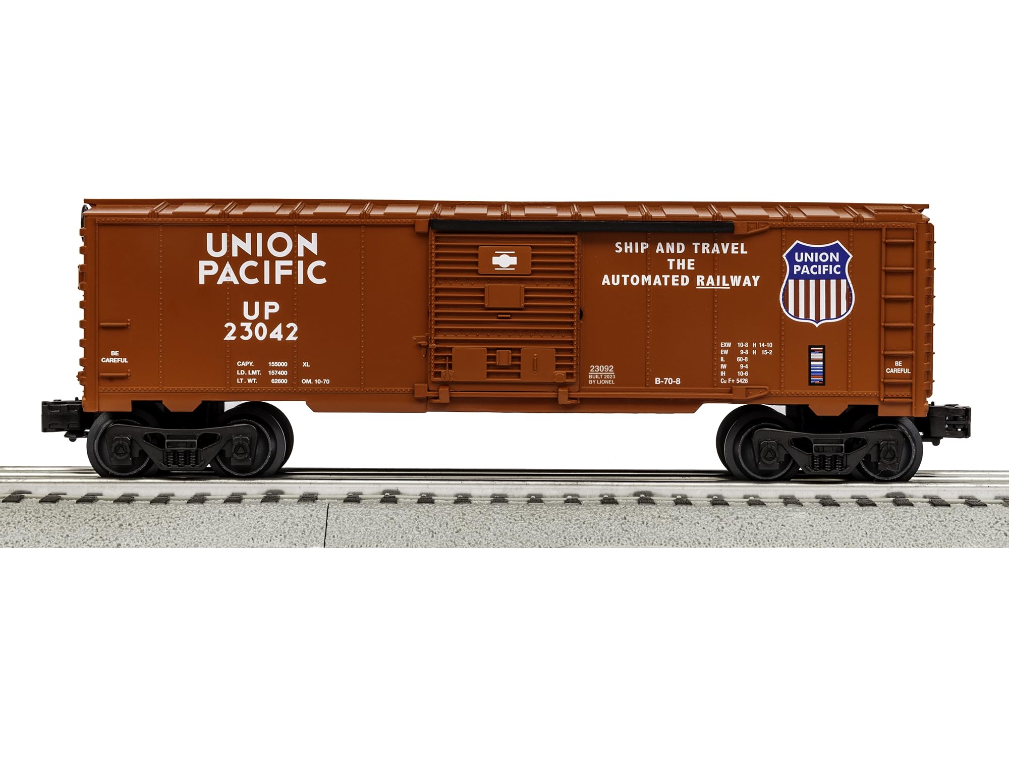 Lionel Union Pacific Flyer LionChief 5.0 Electric O Gauge Train Set with Bluetooth & Remote