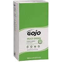 Gojo MULTI GREEN Hand Cleaner Gel, Citrus Scent, 5000 mL Multi-Purpose Hand Cleaner Refill PRO TDX Dispenser (Pack of 2) - 7565-02