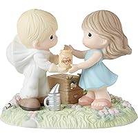 Precious Moments Couples Figurine | You’ll Always Bee My Honey Porcelain Figurine | Gift for Wife, Girlfriend | Anniversary, Birthday Gift | Hand-Painted