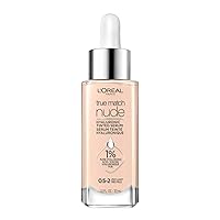 True Match Nude Hyaluronic Tinted Serum Foundation with 1% Hyaluronic acid, Very Light 0.5-2, 1 fl. oz.