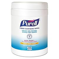 PURELL 911306CT Purell Sanitizing Wipes,270/CT, White