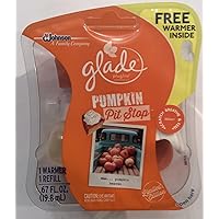 Glade Plugins Scented Oil Pumpkin Pit Stop 1 Warmer and 1 Refill