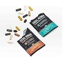 Total Human Day and Night Vitamin Packs for Men and Women, 7-Day Supply Capsule- Adult Multivitamin