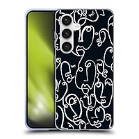 Head Case Designs Officially Licensed Ninola Faces Lineart Freeform Patterns Soft Gel Case Compatible with Samsung Galaxy S24 5G