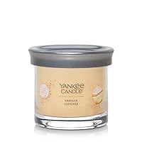 Yankee Candle Vanilla Cupcake Scented, Signature 4.3oz Small Tumbler Single Wick Candle, Over 20 Hours of Burn Time