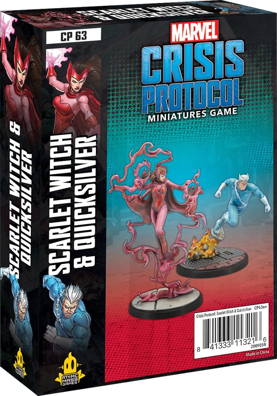 Marvel Crisis Protocol: Scarlet with and Quicksilver Character Pack