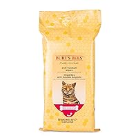 Anti-Hairball Cat Wipes | Grooming Cat Wipes For Hairball Control | Cruelty Free, Sulfate & Paraben Free, pH Balanced for Cats - Made in the USA, 50 Ct
