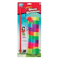 Playground Classics Rainbow Stunt Streamer - 6.5ft Multi-Colored Ribbon Streamer, Kids Outdoor Toys, Outdoor Toys for Girls