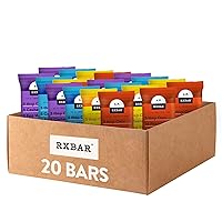 RXBAR A.M. Protein Bars, Variety Pack, Gluten Free Snacks, Breakfast Snacks, 38.8oz Box (20 Bars)