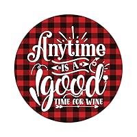 Anytime is A Good Time for Wine Laptop Stickers 50 Pieces French Stickers Pack Farmer Peel and Stick Sticker Vinyl Stickers for Water Bottles Laptop Computer Phone Cup 3inch