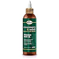 Rosemary and Mint Premium Hair Oil Infused with Biotin 8 oz. - Made with Natural Mint & Rosemary Oil for Hair Growth