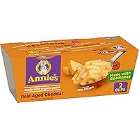 Annie's Macaroni and Cheese, Real Aged Cheddar and Organic Pasta, Microwavable Cups, 2 Ct, 4.02 oz