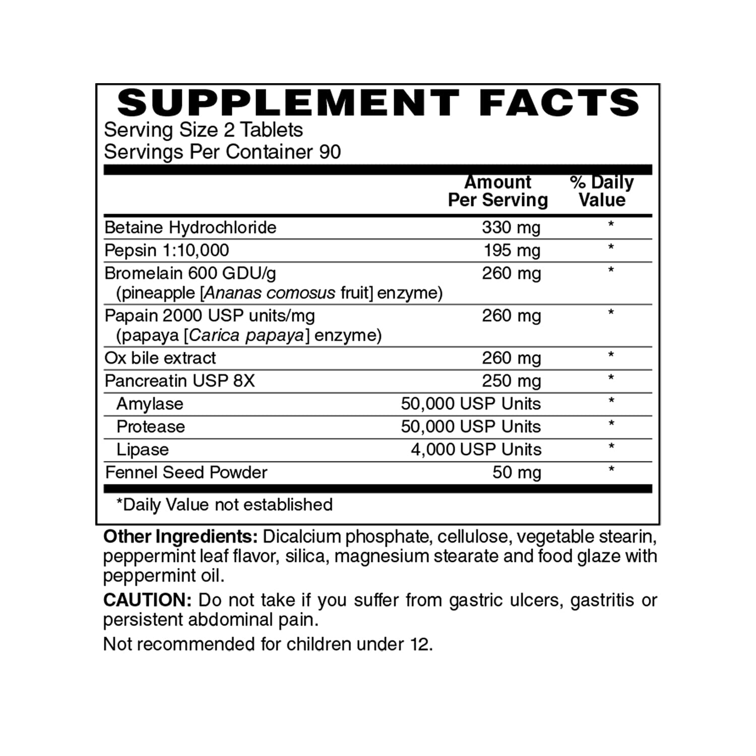 Holly Hill Health Foods, Superzymes, 180 Tablets