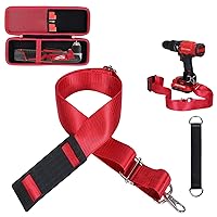 Khanka Adjustable Drill Shoulder Strap Holder and Case for Milwaukee 2415-20 M12 12-Volt Lithium-Ion Cordless Right Angle Drill