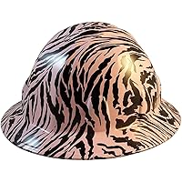 Hydrographic Cap Style Hard Hats with 6 Point Suspension - Animal Theme