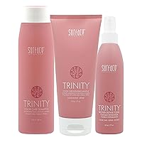 Surface Hair Best Color Care Regimen: Trinity Shampoo and Trinity Masque Plus Trinity Repair Tonic for No Fade + Maximizing Reconstruction, 3-Piece Set