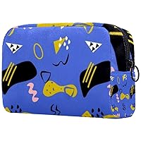 Hairline with Black Lines Cosmetic Travel Bag Large Capacity Reusable Makeup Pouch Toiletry Bag For Teen Girls Women