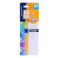 Arm & Hammer for Pets Fresh Spectrum 360 Degree Dog Toothbrush for Large Dogs | Dog Toothbrush Bristles Help Break Down Plaque and Tartars for Adult Dogs, Molars, Incisors, and All Teeth, White