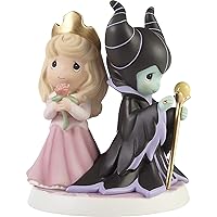 Disney Sleeping Beauty Figurine | May Kindness Abound Bisque Porcelain Figurine | Princess Aurora & Maleficent | Disney Decor