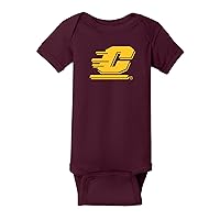 UGP Campus Apparel NCAA Primary Logo, Team Color Infant Creeper Bodysuit, College, University