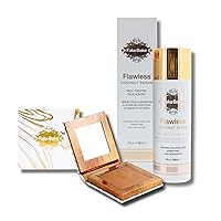 Fake Bake Flawless Coconut Tanning Serum and Bronzing Powder Face & Body Compact