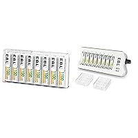 EBL Rechargeable AAA Batteries with Independent Battery Charger