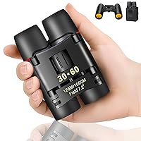 Compact Binoculars, HD Mini Portable Outdoor Binoculars, Pocket Lightweight Folding Binoculars for Adults and Children Bird Watching Hunting, Watching Shows, Traveling and Tourism,...