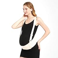Pregnancy Women's Support Belt, Shoulder Support Abdominal Belt, Breathable Pregnant women's belt, Abdominal Support Belt for Pregnant Women, Size XL