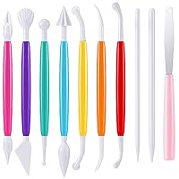 Polymer Clay Tools Genround 25 Pcs Polymer Clay Sculpting Tools with  Storage Bag Modeling Clay Tools Clay Sculpting Tools for Kids