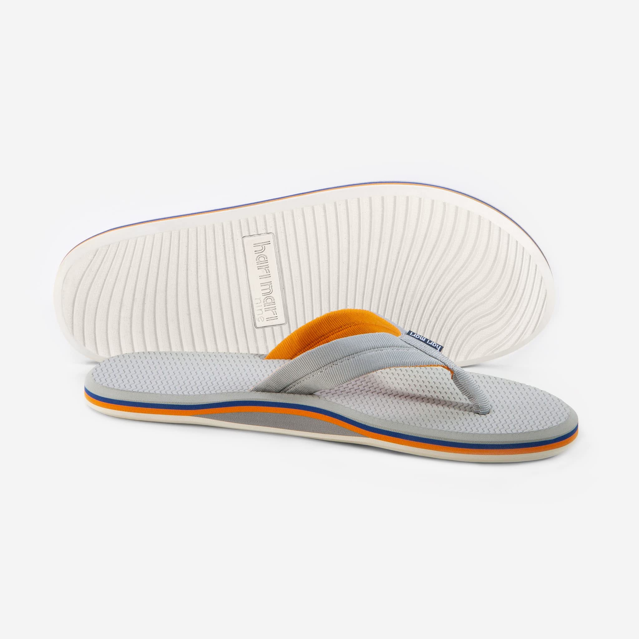 Hari Mari Dunes - Men's Premium Waterproof Flip Flops - Rubber Sandals with Comfortable Memory Foam Straps - Water Ready Summer Shoes for Men