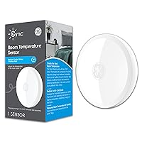 Cync Smart Temperature Sensor, Works with Cync Smart Thermostat (Sold Separately), Works Amazon Alexa and Google Home, White