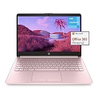 HP Stream 14-inch Laptop for Student and Business - Intel Quad-Core Processor, 8GB RAM, 320GB Storage (64GB eMMC + 256GB Card), 1-Year Office 365, Webcam, 11H Long Battery Life, Wi-Fi, Win11 H in S