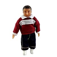 Dollhouse Minatures Andy Modern Hispanic Boy Doll