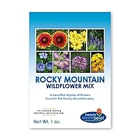 Rocky Mountain Wildflower Seed Mix 1oz - Premium Wildflower Seed Mix for Mountain Elevations 1oz