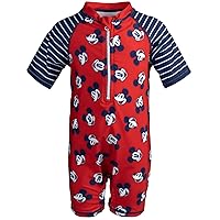 Disney Mickey Mouse Toy Story Zip Up Sunsuit Newborn to Toddler Sizes (0-3 Months - 5T)