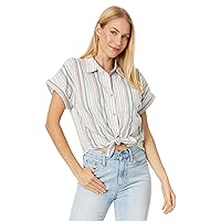 Lucky Brand Women's Relaxed Striped Workwear Shirt