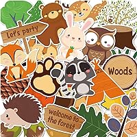 Woodland PVC Waterproof Stickers(60pcs) for Bottles,Luggages,Laptop,Skateboard,Notebooks,Cars,Motorcycles,Bicycles(Anor Wishlife)