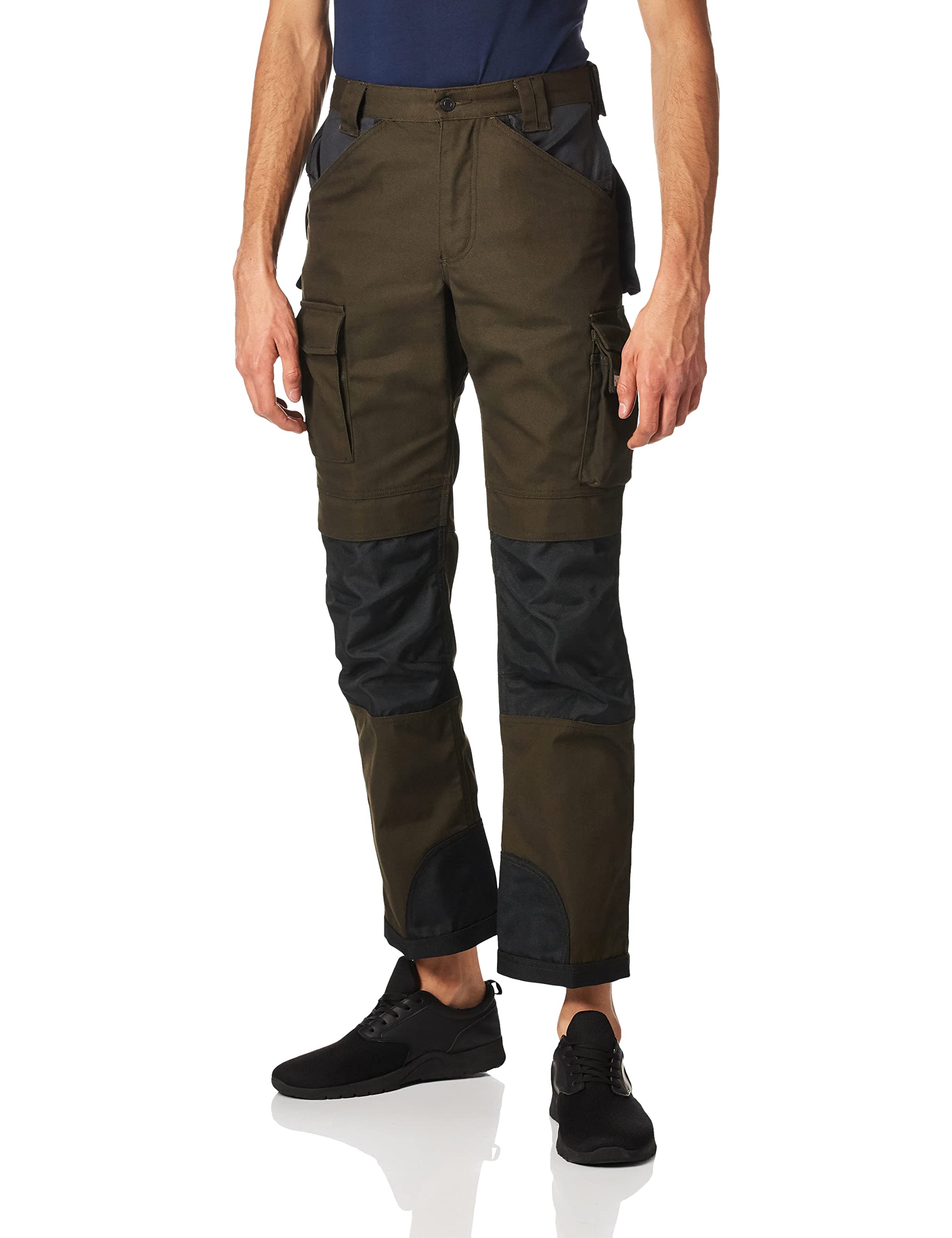 Caterpillar Trademark Work Pants for Men Built from Tough Canvas Fabric with Cargo Space and Ease of Movement, Classic Fit