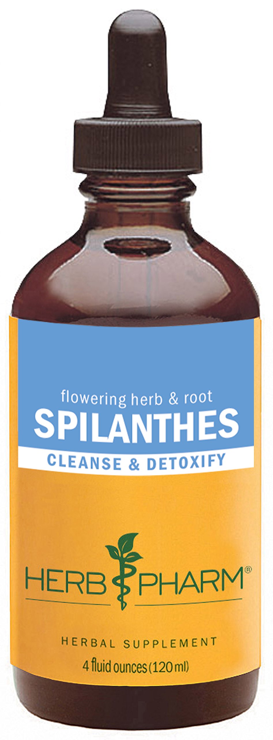 Herb Pharm Certified Organic Spilanthes Liquid Extract for Cleansing and Detoxification - 4 Ounce