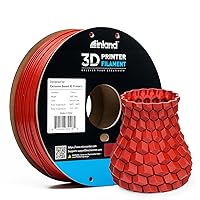 Micro Center Sparkly ASA 3D Printer Filament 1.75mm, Heat & Weather Resistant - Print Outdoor Functional Parts - Dimensional Accuracy +/- 0.03 mm - 1kg Spool (2.2 lbs) - Glitter Red