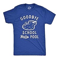 Mens Fun Summer Tees Hot Funny Pool Beach Ocean Swimming Tshirts for Guys