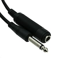 1/4 Inch Mono Extension Cable, 10 feet 1/4