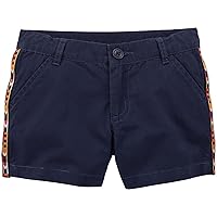 Carter's Little Girls' Tapered Shorts (Toddler/Kid) - Navy - 5T