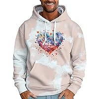 Men's Hoodies Graphic Loose Printed Hooded Sweatshirt Casual Fashion Sports Sweatshirt Conjuntos, M-6XL