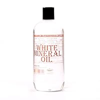 Mystic Moments | White Mineral Oil Carrier Oil - 500ml - Pure & Natural Oil Perfect for Hair, Face, Nails, Aromatherapy, Massage and Oil Dilution Vegan GMO Free