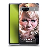Head Case Designs Officially Licensed Bride of Chucky Tiffany Doll Key Art Soft Gel Case Compatible with Google Pixel 7a