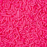 Sprinkles Edible Soft Jimmies Soft Sprinkles for Topping Ice Cream, Cookies, Cakes, Cupcakes, Dessert Decorating MADE IN USA 4 oz (PINK)